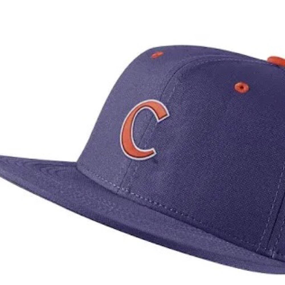 Men's Nike Clemson Tigers Dri-Fit True Baseball Performance Fitted 7 1/4 Hat